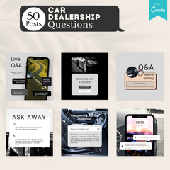 200 Car Dealership Posts - Social Media Templates
