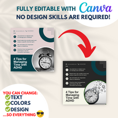 55 Attention Deficit Hyperactivity Disorder (ADHD) - Social Media Templates