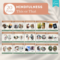 400 Mindfulness Posts - Social Media Templates
