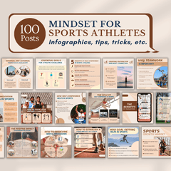 200 Mindset For Sports Athletes - Canva Editable Templates