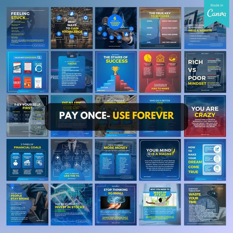 Entrepreneurship Bundle - Social Media Templates