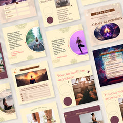 Meditation Bundle - Social Media Templates