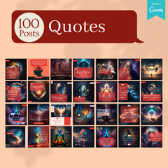 Spirituality/ Manifestation/ Law Of Attraction Bundle- Social Media Templates