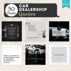 200 Car Dealership Posts - Social Media Templates
