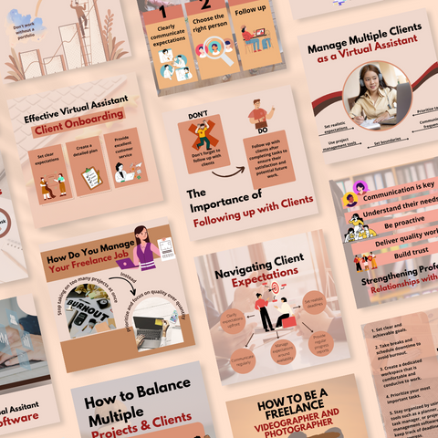 Freelancer Coach - Canva Editable Posts