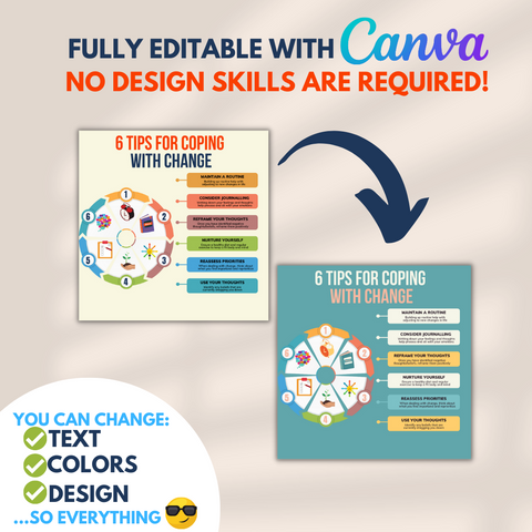 Personal Development Bundle -Social Media Templates
