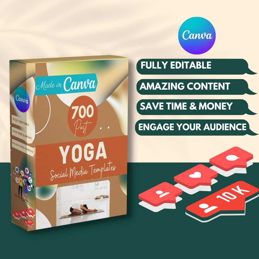 Yoga Bundle - Social Media Templates Yoga Bundle