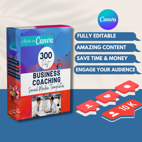 300 Business Coaching Posts - Social Media Templates