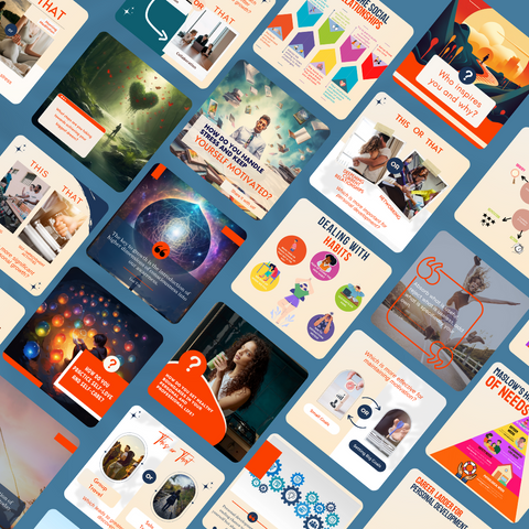 Personal Development Bundle -Social Media Templates