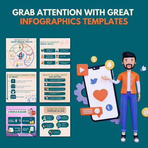 Mental Health Bundle - Social Media Templates