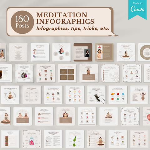 Meditation Bundle - Social Media Templates