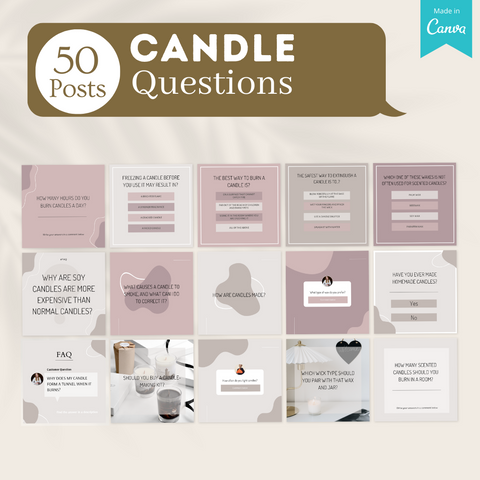 Candle Posts - Social Media Templates
