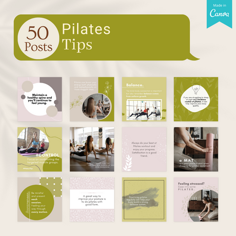 300 Pilates Post - Social Media Templates