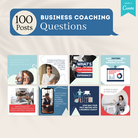 300 Business Coaching Posts - Social Media Templates