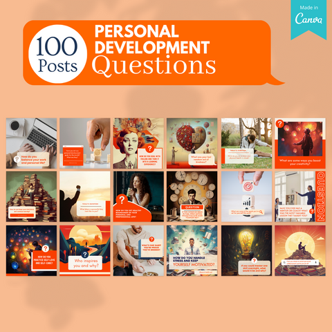 Personal Development Bundle -Social Media Templates