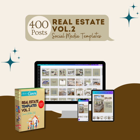 400 Real Estate Vol.2 - Social Media Templates