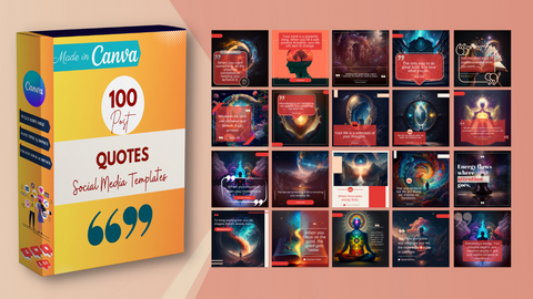 Spirituality/ Manifestation/ Law Of Attraction Bundle- Social Media Templates