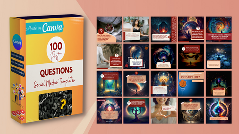 Spirituality/ Manifestation/ Law Of Attraction Bundle- Social Media Templates