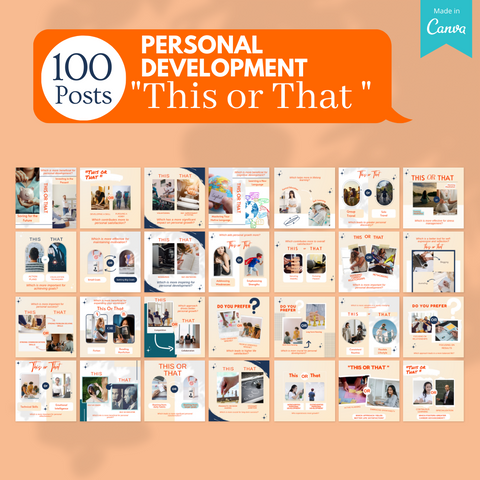 Personal Development Bundle -Social Media Templates