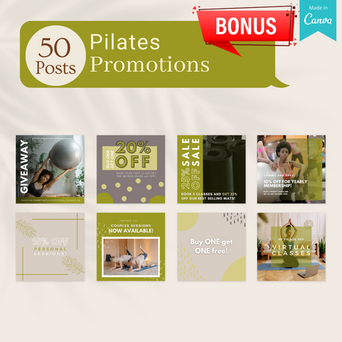300 Pilates Post - Social Media Templates
