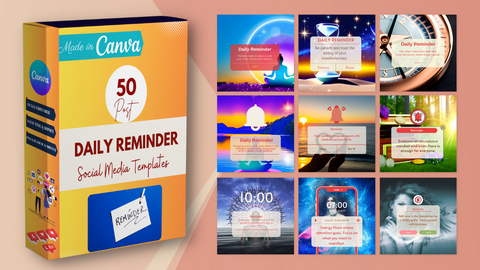 Spirituality/ Manifestation/ Law Of Attraction Bundle- Social Media Templates