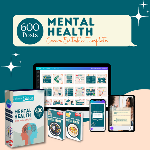 Mental Health Bundle - Social Media Templates