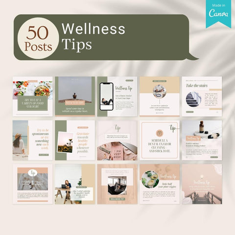 500 Wellness Bundle - Social Media Templates