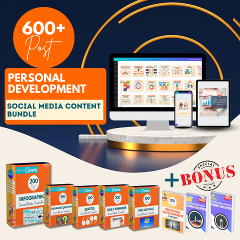 Personal Development Bundle -Social Media Templates