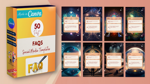 Spirituality/ Manifestation/ Law Of Attraction Bundle- Social Media Templates