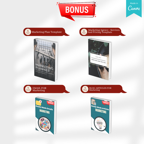 500 Marketing Agency Posts - Social Media Templates