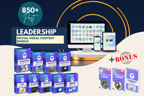850+ Leadership Bundle - Social Media Templates