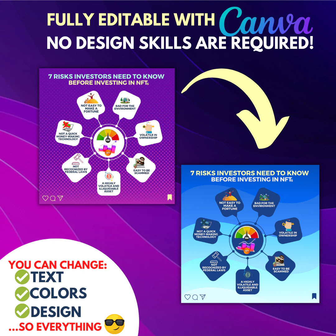 NFT Templates - Canva Editable