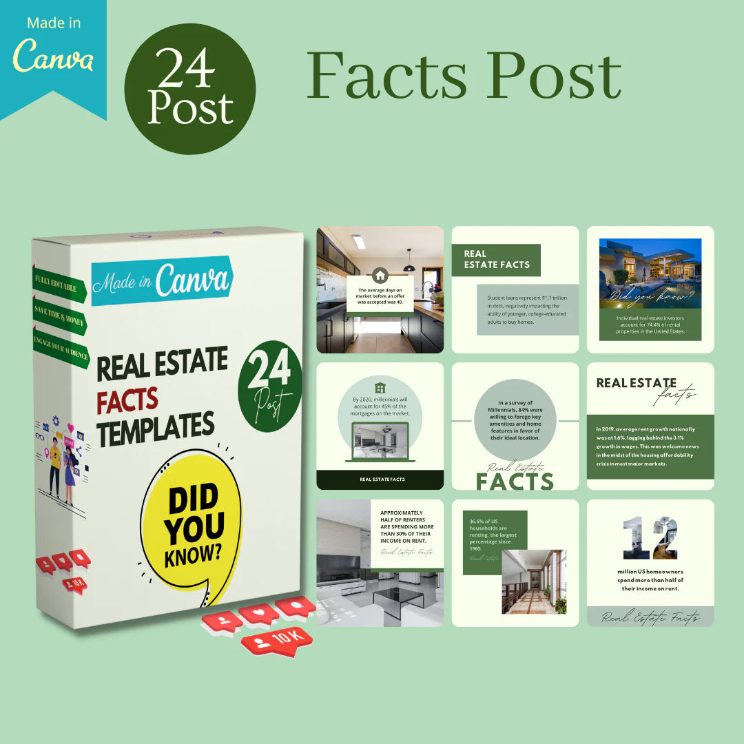 350 Real Estate - Canva Editable Templates