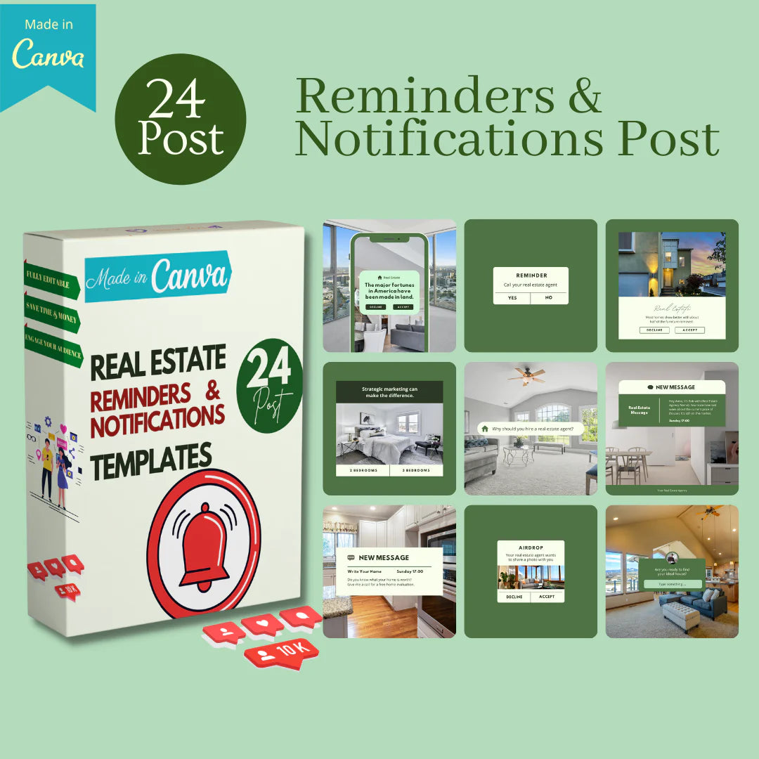 350 Real Estate - Canva Editable Templates
