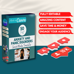 50 Anxiety And Panic Disorders - Social Media Templates