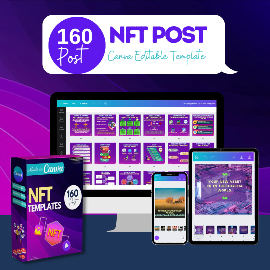 NFT Templates - Canva Editable