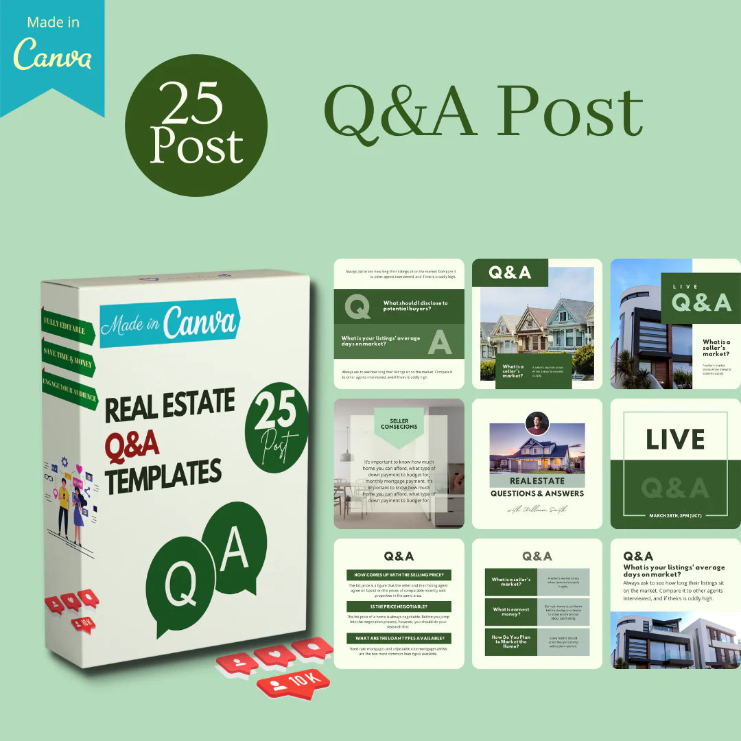350 Real Estate - Canva Editable Templates