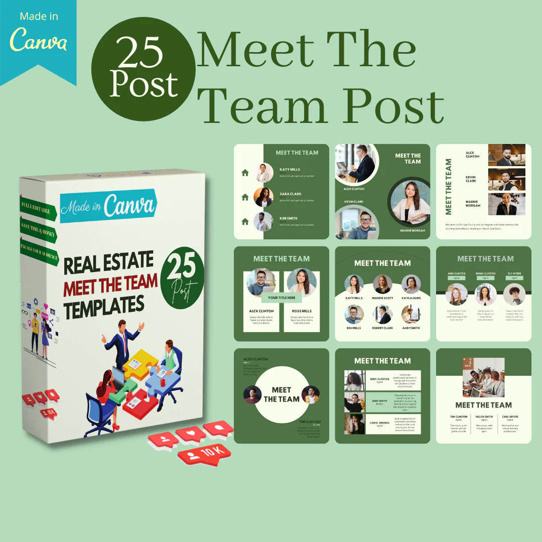 350 Real Estate - Canva Editable Templates