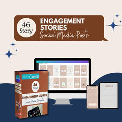 46 STORIES ENGAGEMENT INSTAGRAM - Social Media Templates