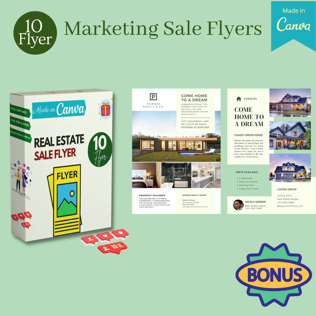 350 Real Estate - Canva Editable Templates