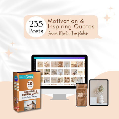 200 Mindset For Sports Athletes - Canva Editable Templates
