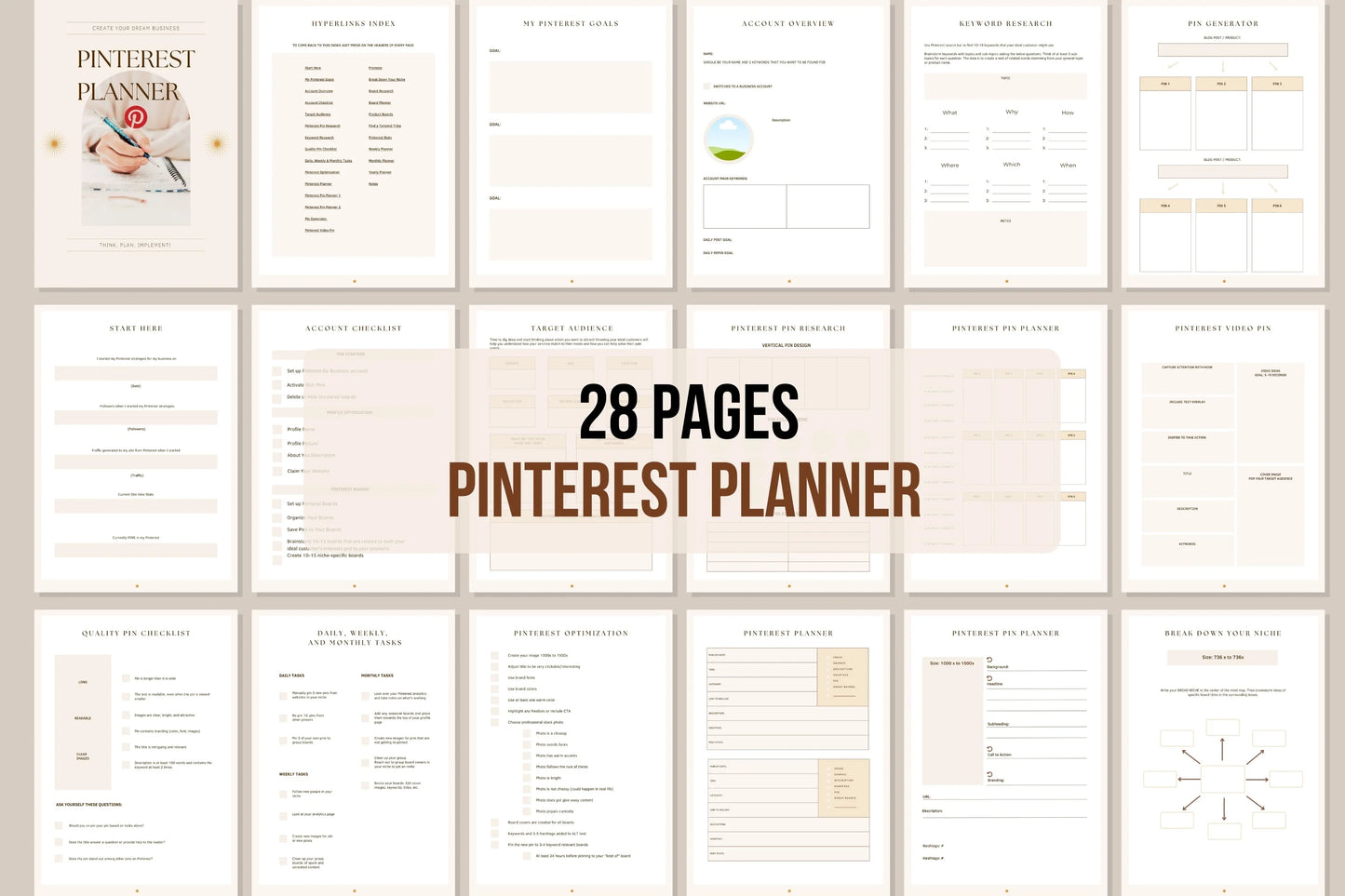 Social Media Marketing Planner Bundle