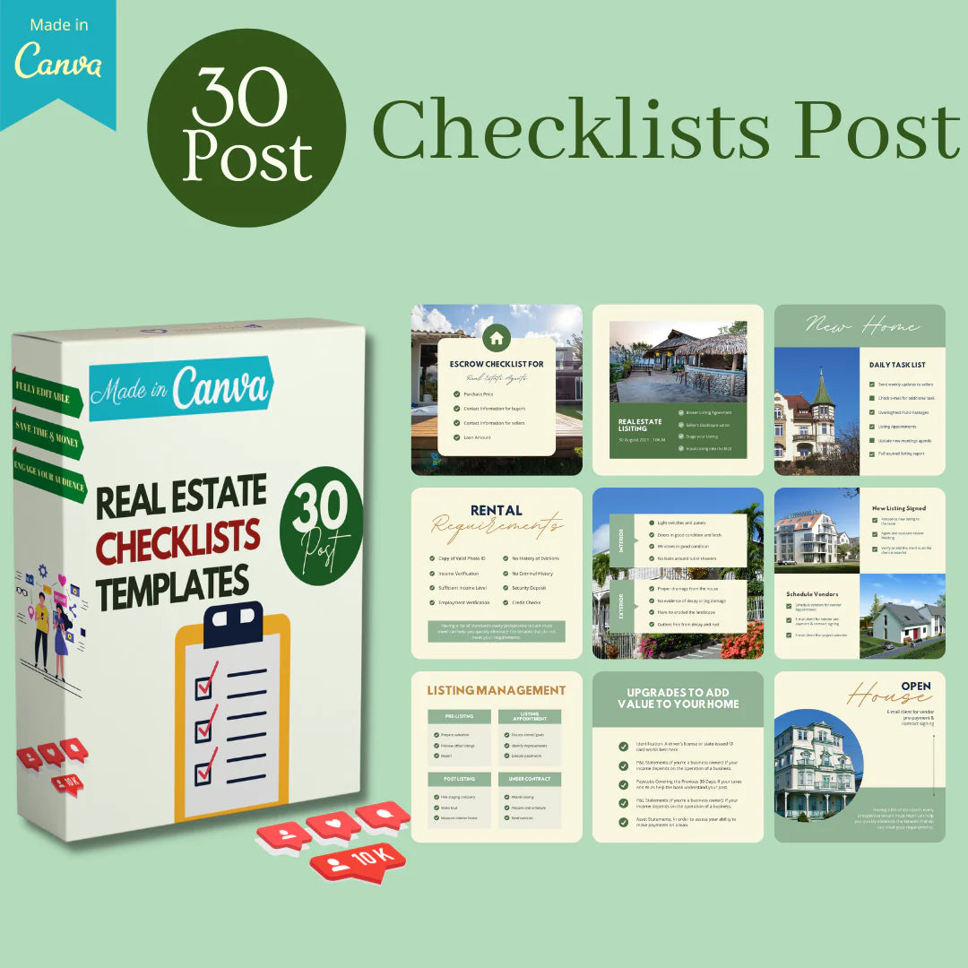 350 Real Estate - Canva Editable Templates