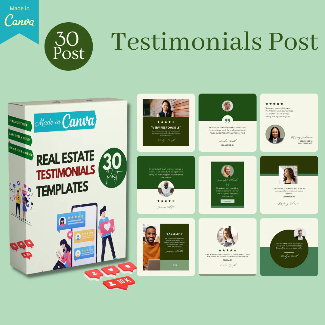 350 Real Estate - Canva Editable Templates