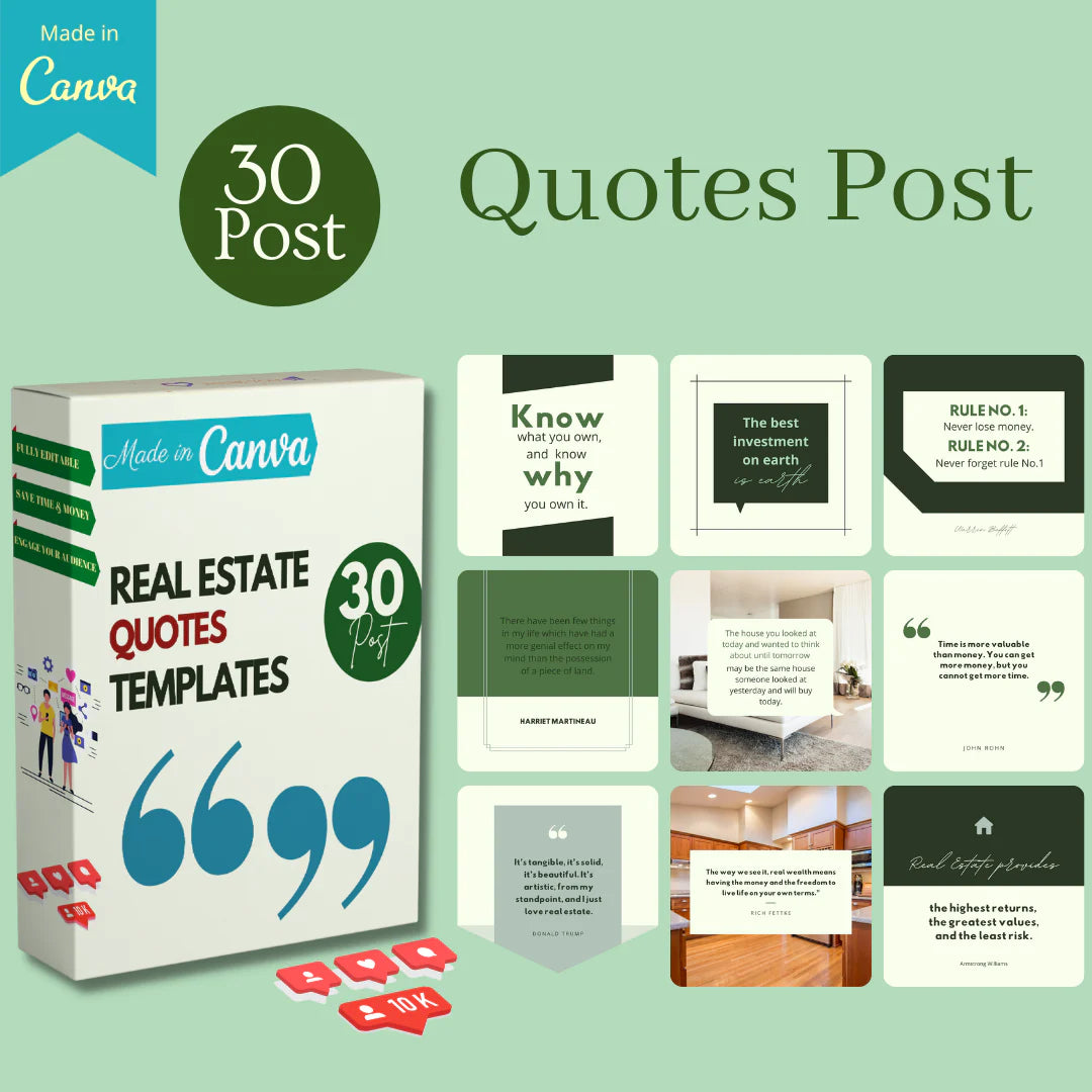 350 Real Estate - Canva Editable Templates
