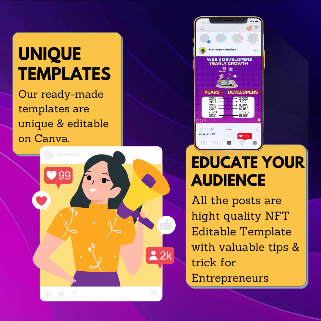 NFT Templates - Canva Editable