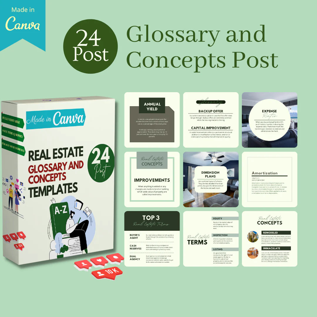 350 Real Estate - Canva Editable Templates
