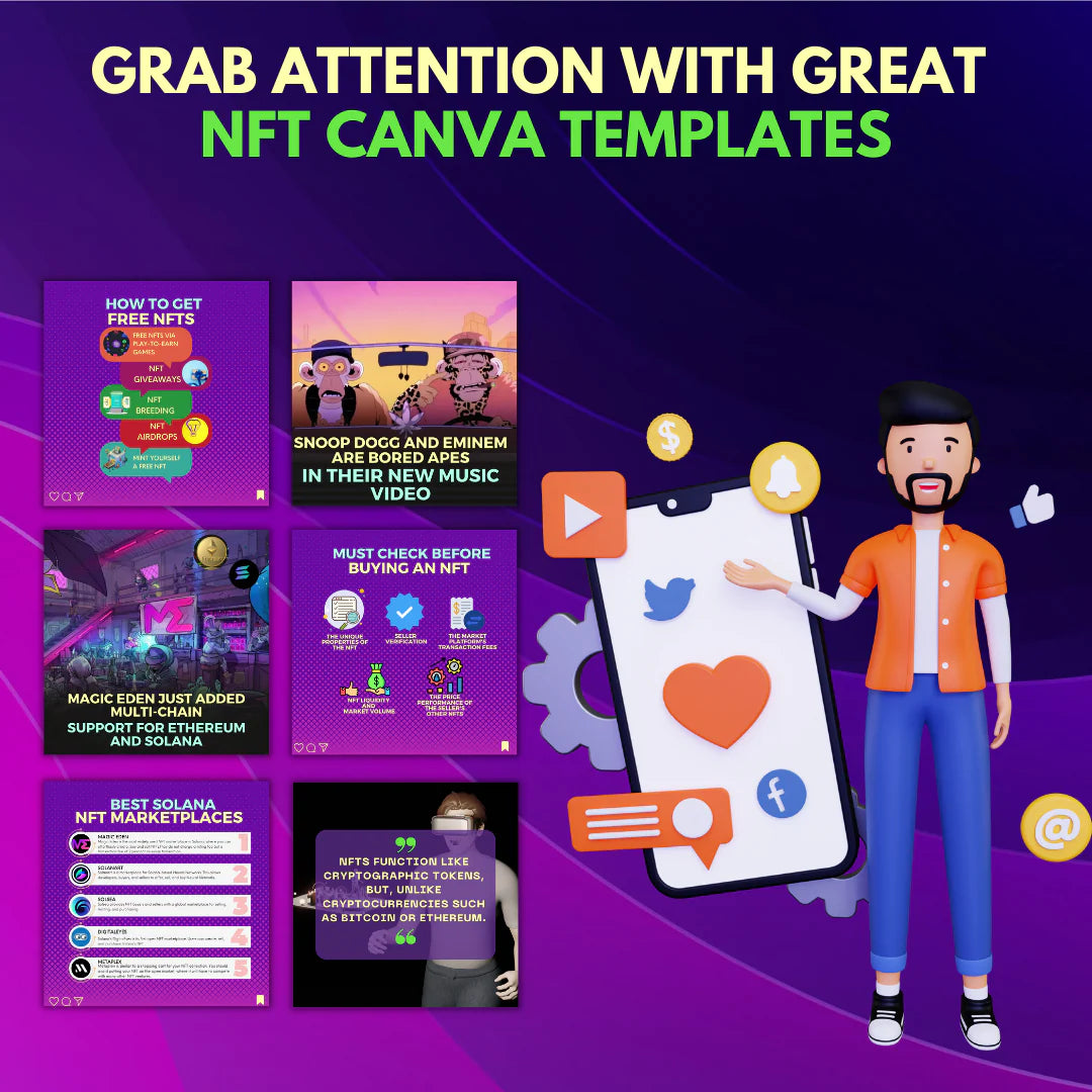 NFT Templates - Canva Editable