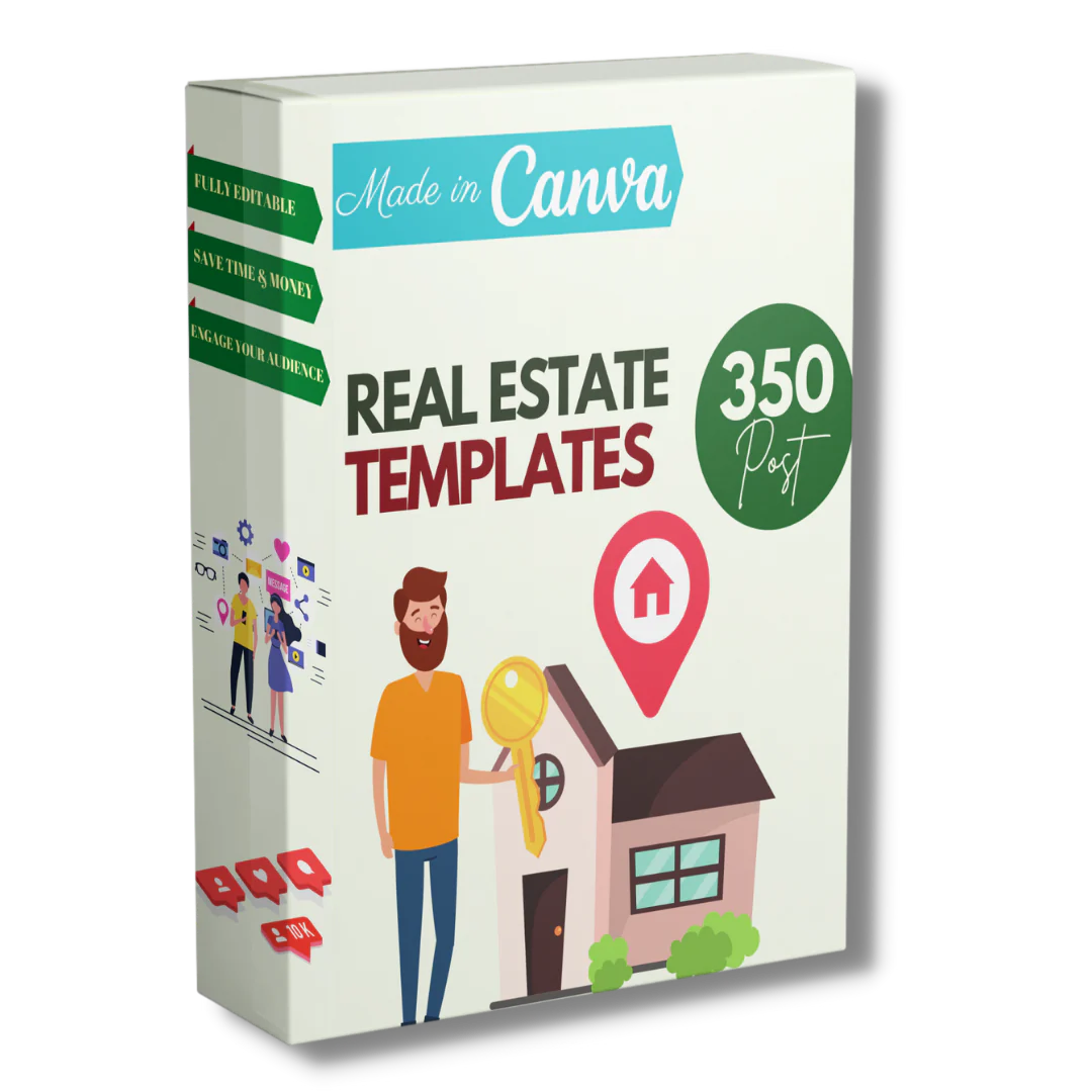 350 Real Estate - Canva Editable Templates