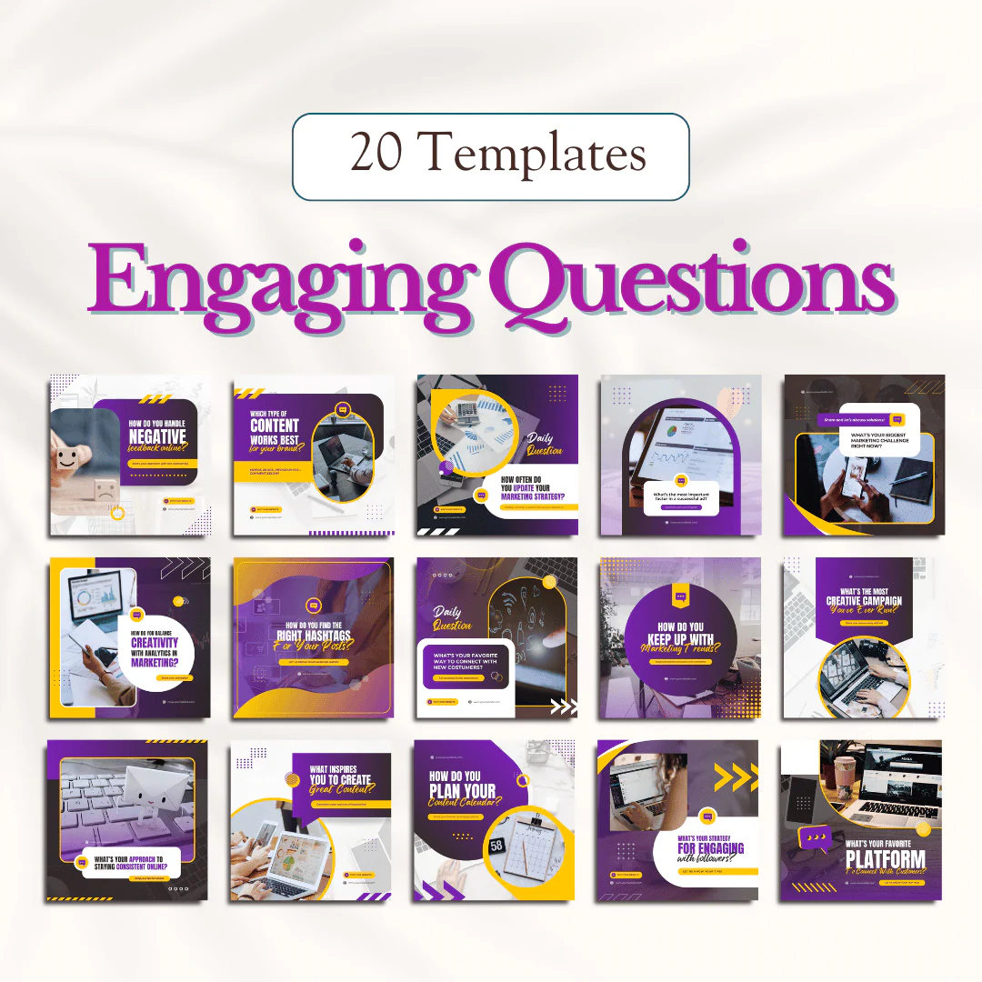 Marketing Canva Templates Bundle – 300 Templates